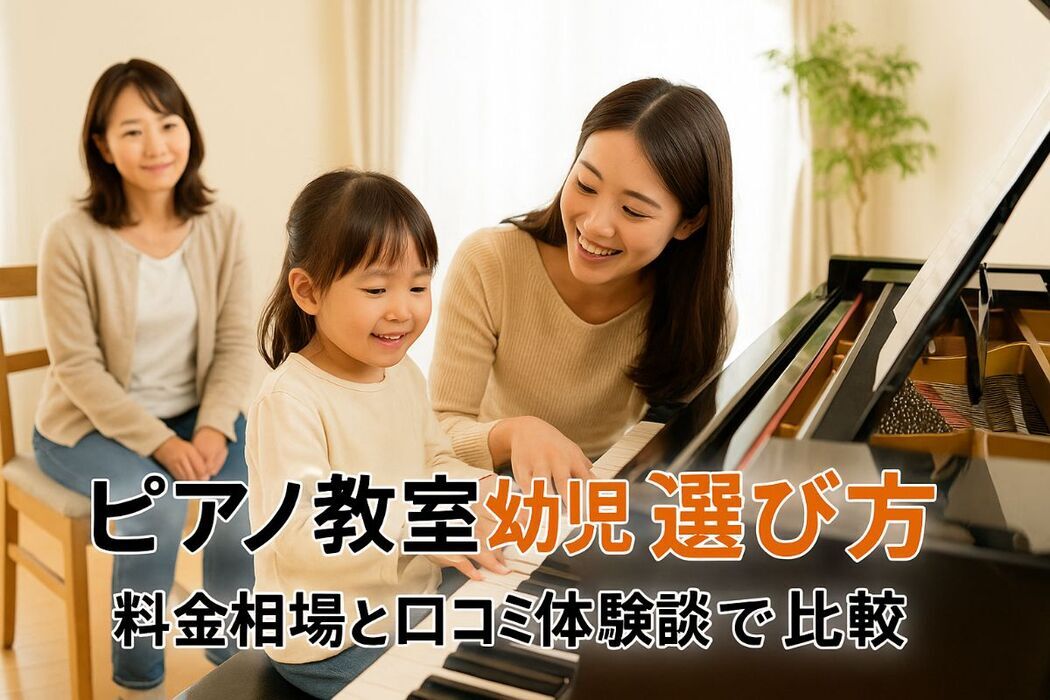 ピアノ教室で幼児の選び方と料金相場まとめ｜口コミや体験談で比較する安心のポイント